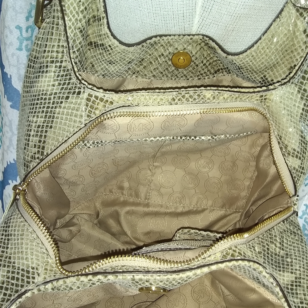 Michael Kors Python Shoulder Bag Guc - image 6